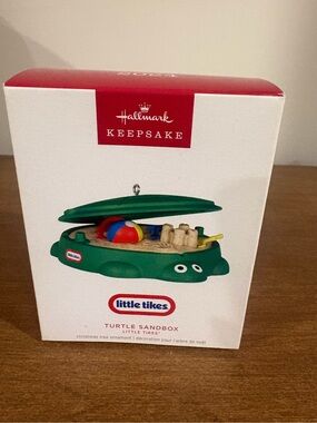 Hallmark - Turtle Sandbox Kids Toy Ornament NIB